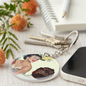 Ik wil een Man Sleutelhanger (Voorkant Rechts)