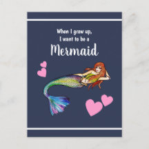 Ik wil een mooie Rainbow Mermaid Illustratie zijn