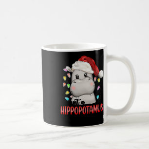 Ik wil een nijlpaard voor Kerstmis Hippo Liefde Koffiemok