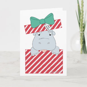 Ik wil een nijlpaard voor kerstmis kaart