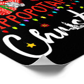 Ik wil een nijlpaard voor kerstpyjama poster (Hoek)