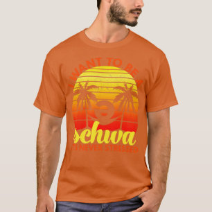 Ik wil een Schwa zijn nooit gestreden lange slaapk T-shirt