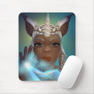 Ik wil een Unicorn worden! Muismat