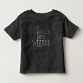 Ik wil een wizard worden kinder shirts (Voorkant)