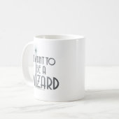 Ik wil een wizard worden koffiemok (Voorkant links)