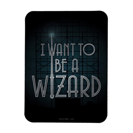 Ik wil een wizard worden magneet (Verticaal)