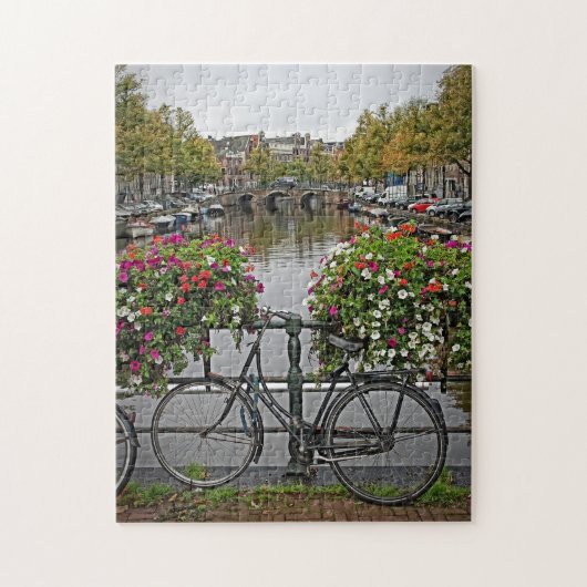 Ik wil fietsen in Amsterdam - Puzzel Legpuzzel (Verticaal)