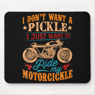 Ik wil geen Ckle, ik wil gewoon op mijn motor rijd Muismat