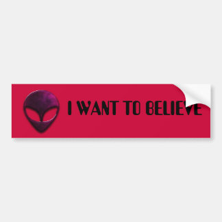 IK WIL GELOVEN BUMPERSTICKER