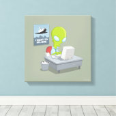 Ik wil geloven canvas afdruk (Insitu (Houten vloer))