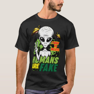 Ik wil geloven dat mensen nep zijn t-shirt