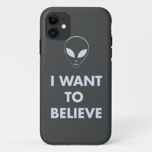 Ik wil geloven (donkergrijs) iPhone 11 hoesje