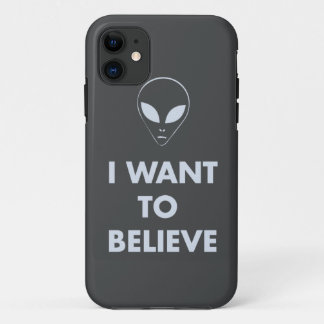 Ik wil geloven (donkergrijs) iPhone 11 hoesje