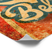 Ik wil geloven, grappige lieve alien poster (Hoek)