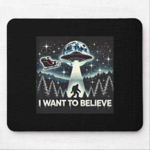 Ik Wil Geloven Grappige Ufo Bigfoot Sinterklaas Ke Muismat