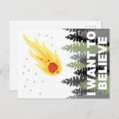 Ik wil geloven in asteroïde Briefkaart (Voorkant / Achterkant)