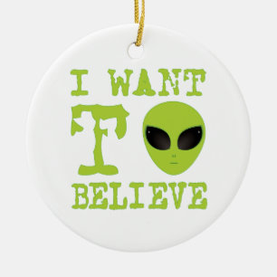Ik wil geloven keramisch ornament