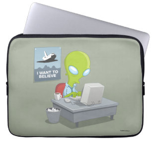 Ik wil geloven laptop sleeve