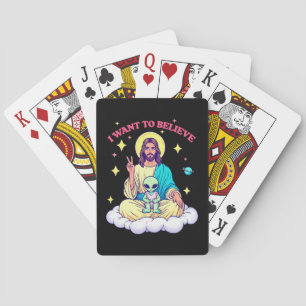 Ik wil geloven pokerkaarten