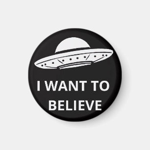 Ik Wil Geloven, Retro Film 90s, Alien UFO Magneet