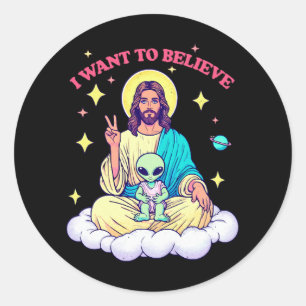Ik Wil Geloven Ronde Sticker