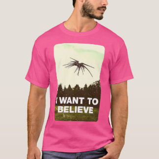 Ik wil geloven - UFO - Zwart - Sci-Fi T-shirt
