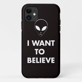 Ik wil geloven (zwart) iPhone 11 hoesje