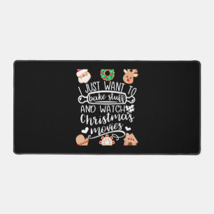 Ik wil gewoon dingen bakken om kerstfilms te kijke bureaumat