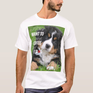Ik wil gewoon Drinken...Moderne aangepaste foto va T-shirt