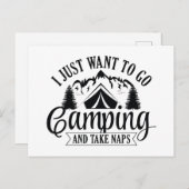 Ik wil gewoon gaan kamperen en kaarten maken (Voorkant / Achterkant)