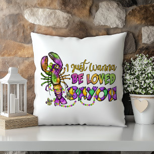 Ik wil gewoon geliefd zijn bij Bayou Louisiana Kussen