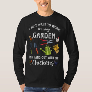 Ik wil gewoon in mijn tuin werken en er een kikker t-shirt