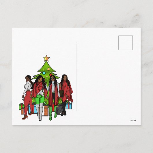 Ik wil gewoon kerstkoekjes en films bakken feestdagenkaart (Achterkant)