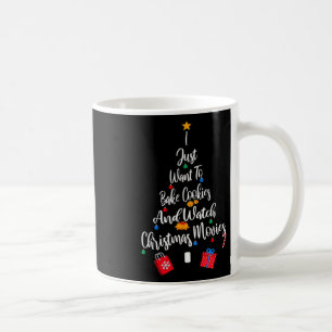 Ik wil gewoon koekjes bewaren en kerstfilms kijken koffiemok