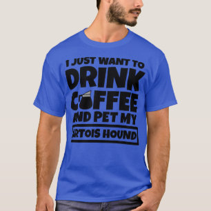 Ik wil gewoon koffie drinken en mijn Artois Houn a T-shirt