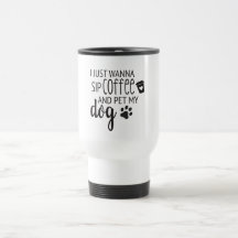 Ik wil gewoon koffie drinken en mijn hond Travel M