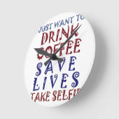 Ik wil gewoon koffie drinken, sparen levens ronde klok (Hoek)