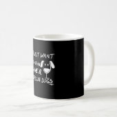 Ik wil gewoon wijn drinken koffiemok (Voorkant rechts)