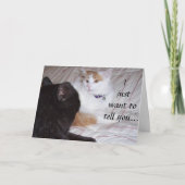 IK WIL GEWOON ZEGGEN DAT IK VAN JE HOU KAART (Voorkant)