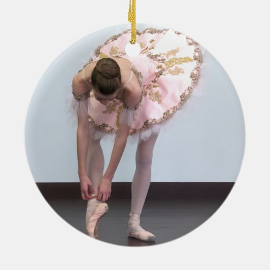 Ik wil graag dansen. keramisch ornament (Achterkant)