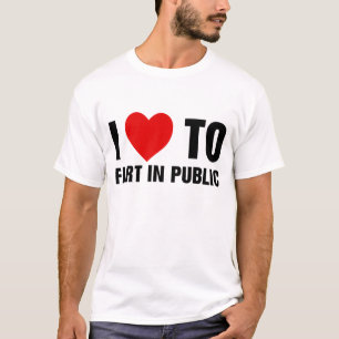 Ik wil graag in het openbaar beginnen t-shirt