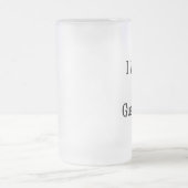 Ik wil Guatemalaans worden Matglas Bierpul (Center)