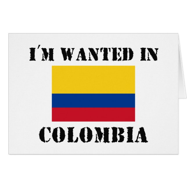 Ik wil in Colombia (Voorkant Horizontaal)