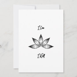 Ik wil Inspirerend bepalingsLotus. Kaart