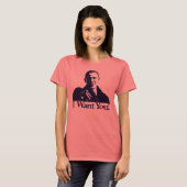Ik wil je! Barack Obama Shirt (Voorkant volledig)