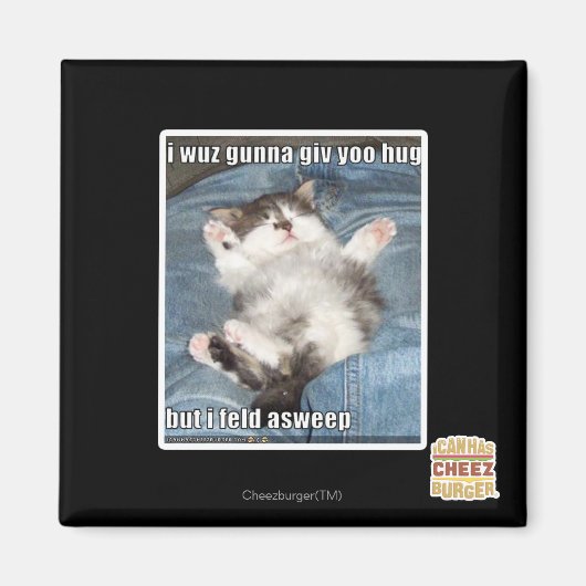 Ik wil je een knuffel geven magneet (Voorkant)