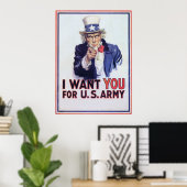 Ik wil je ~  Tweede Wereldoorlog Poster (Thuiskantoor)