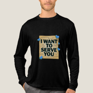Ik wil je van dienst zijn - Schattigee Heart Desig Tri-Blend Shirt