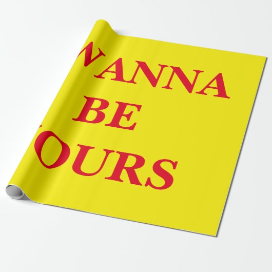 Ik wil jouw papieren inpakken cadeaupapier (Uitgerold)