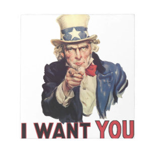Ik wil jullie, Amerika/VS, SAD Notitieblok